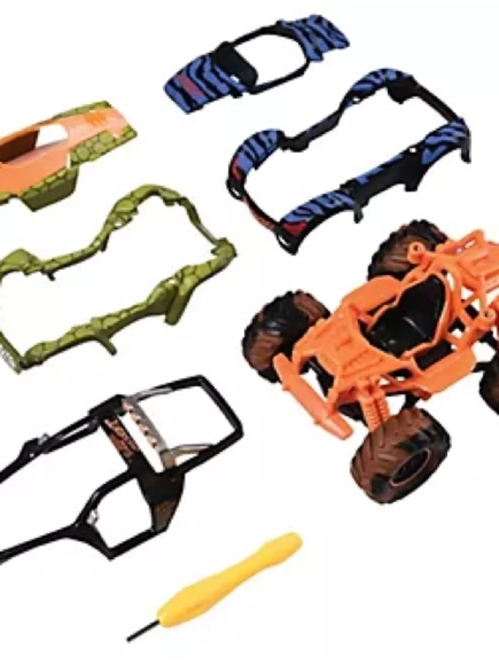 Modarri Jurassic Beasts Turbo Monster Truck - DIY Design & Build Toy Car